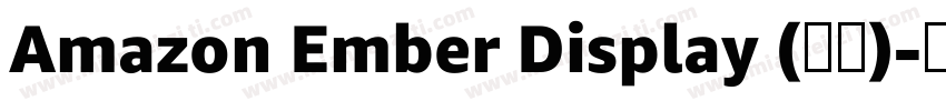 Amazon Ember Display (标题)字体转换